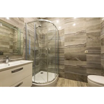 Frameless Glass Shower Enclosure